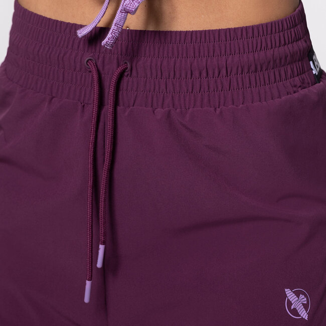 Hayabusa Mid Rise Layered damesshort – Wijnrood