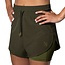 Hayabusa Mid Rise Layered damesshort – Olijfgroen