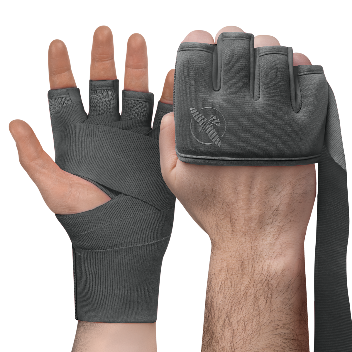 Hayabusa Knuckle Guard bandes de boxe – gris
