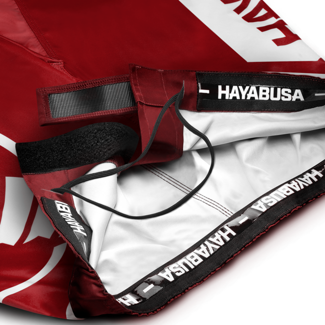 Hayabusa Icon MMA-short – Rood/wit