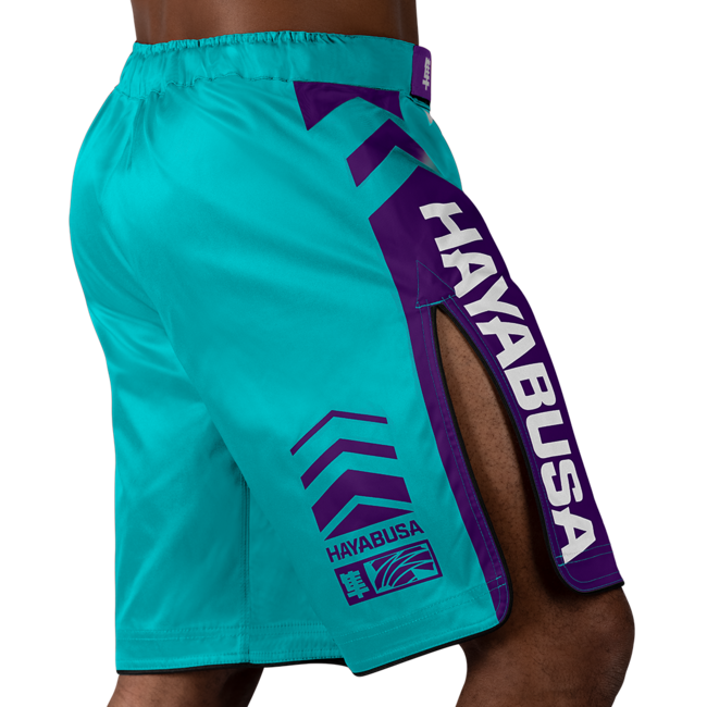 Hayabusa Icon MMA-short – Teal/wit