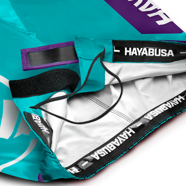 Hayabusa Icon MMA-short – Teal/wit