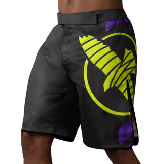 Hayabusa Icon MMA-short – Zwart/neon
