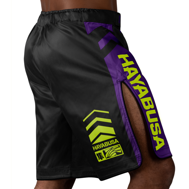Hayabusa Icon MMA-short – Zwart/neon