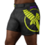 Hayabusa Icon Mid-Thigh MMA-short – Zwart/neon