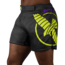 Hayabusa Icon Mid-Thigh MMA-short – Zwart/neon