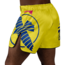 Hayabusa Icon Mid-Thigh MMA-short – Geel/blauw