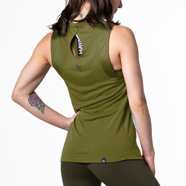 Hayabusa Hayabusa Lightweight Dames Tanktop – Gemêleerd Olijfgroen