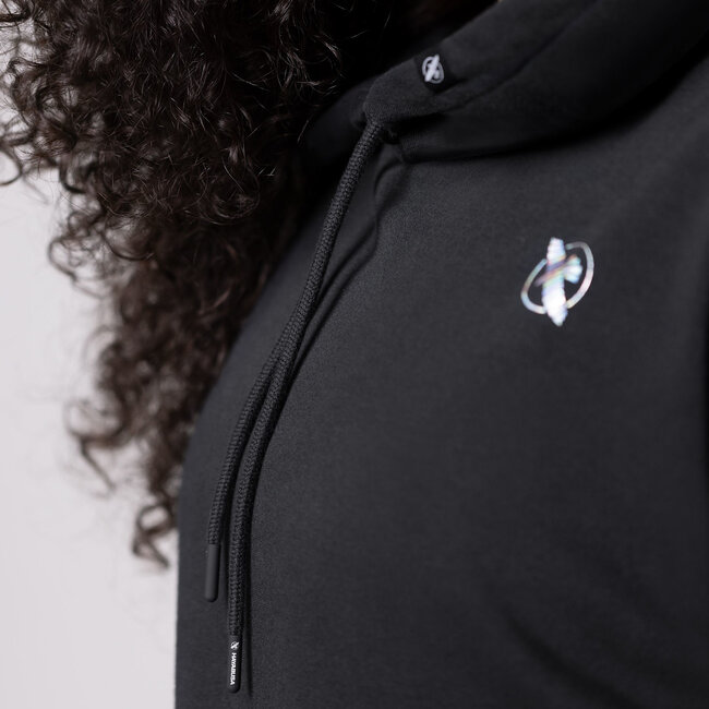Hayabusa Hayabusa Cozy Fleece Cropped Dameshoodie – Zwart