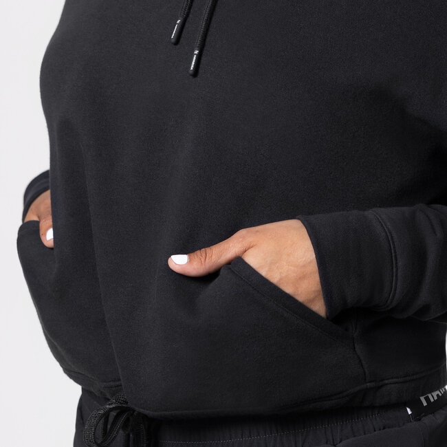 Hayabusa Hayabusa Cozy Fleece Cropped Dameshoodie – Zwart