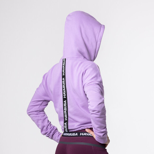 Hayabusa Hayabusa Cozy Fleece Cropped Dameshoodie – Lavendel
