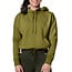 Hayabusa Hayabusa Cozy Fleece Cropped Dameshoodie – Gemêleerd Olijfgroen
