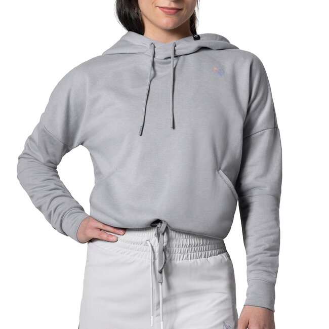 Hayabusa Hayabusa Cozy Fleece Cropped Dameshoodie – Gemêleerd Grijs