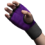 Hayabusa Hayabusa Quick Gel Hand Wraps Binnenhandschoenen – Paars/Zwart