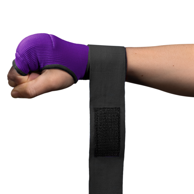 Hayabusa Hayabusa Quick Gel Hand Wraps Binnenhandschoenen – Paars/Zwart
