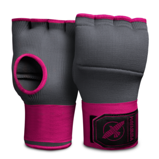 Hayabusa Hayabusa Quick Gel Hand Wraps Binnenhandschoenen – Grijs/Roze