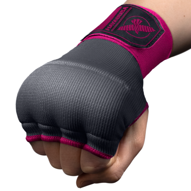 Hayabusa Hayabusa Quick Gel Hand Wraps Binnenhandschoenen – Grijs/Roze