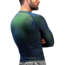 Hayabusa Hayabusa Fusion Rashguard Lange Mouwen – Blauw/Groen