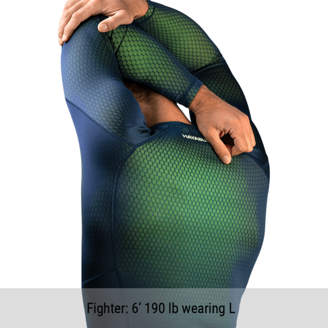 Hayabusa Hayabusa Fusion Rashguard Lange Mouwen – Blauw/Groen