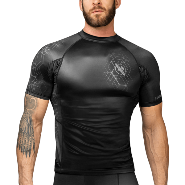 Hayabusa Geo Rashguard manches courtes – gris
