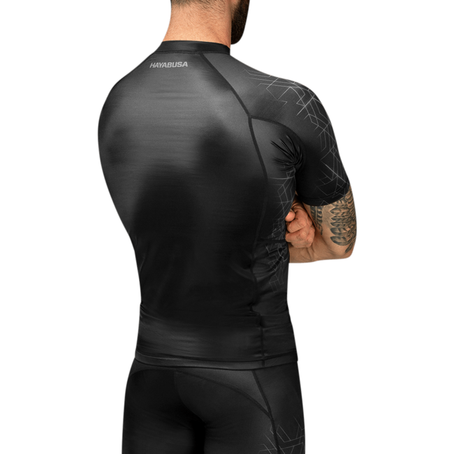 Hayabusa Hayabusa Geo Rashguard Korte Mouwen – Grijs