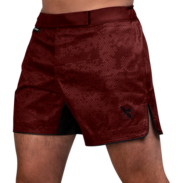 Hayabusa Hex Mid-Thigh MMA Short – bordeaux