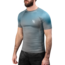 Hayabusa Hayabusa Fusion Rashguard Korte Mouwen – Grijs/Aquablauw
