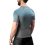 Hayabusa Hayabusa Fusion Rashguard Korte Mouwen – Grijs/Aquablauw