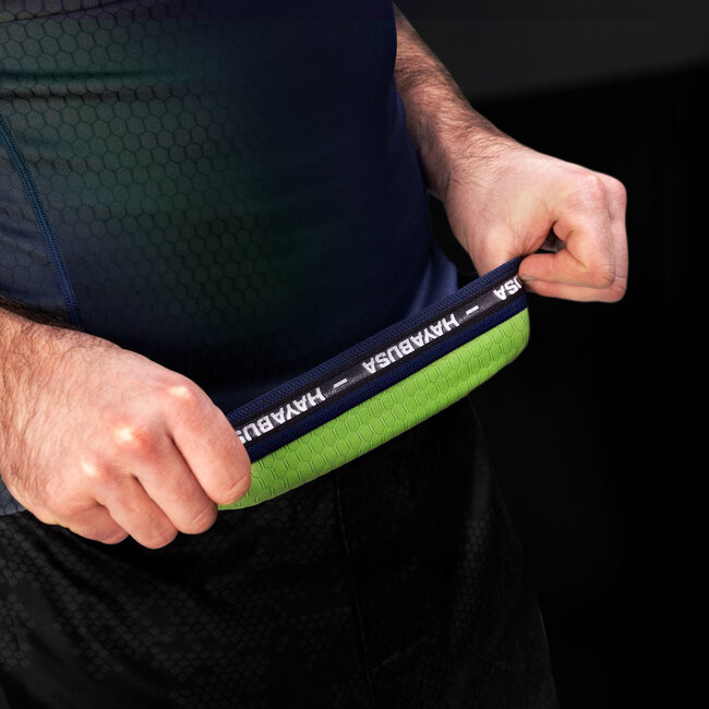 Hayabusa Hayabusa Fusion Rashguard Korte Mouwen – Blauw/Groen
