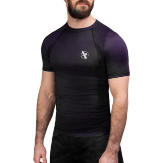Hayabusa Hayabusa Fusion Rashguard Korte Mouwen – Zwart/Paars