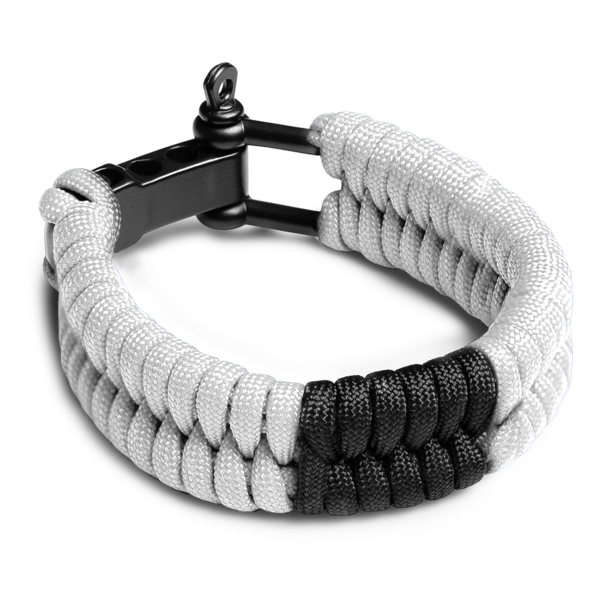 Hayabusa Paracord Jiu-Jitsu bracelet - blanc
