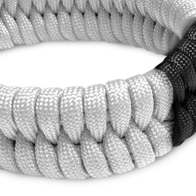 Hayabusa Paracord Jiu-Jitsu Armband - BJJ White Belt - Wit