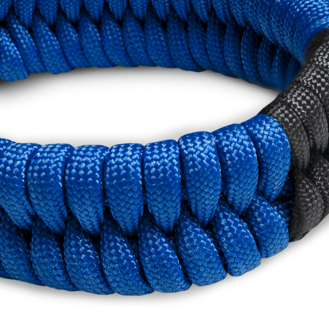 Hayabusa Paracord Jiu-Jitsu Armband - BJJ Blue Belt - Blauw