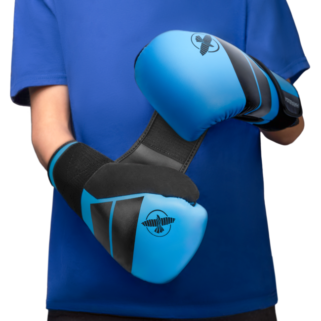 Hayabusa S4 jeugd bokshandschoenen - Cyaan