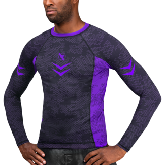 Hayabusa Hayabusa Ranked Long Sleeve Rash Guard - Purple