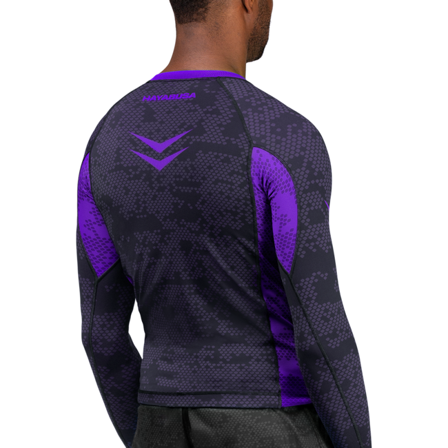 Hayabusa Ranked rashguard lange mouw - Paars