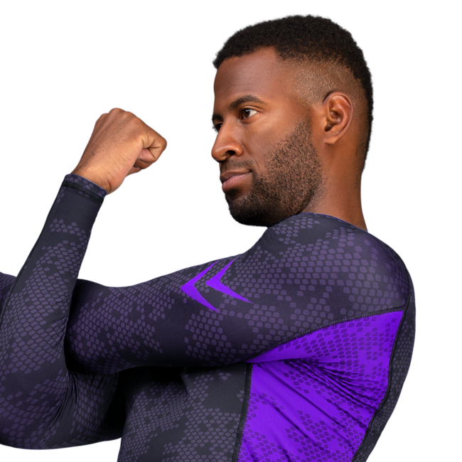 Hayabusa Ranked rashguard lange mouw - Paars