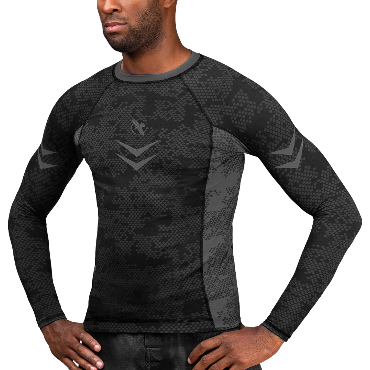 Hayabusa Ranked manches longues Rash Guard - noir