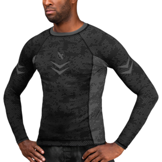Hayabusa Hayabusa Ranked Long Sleeve Rash Guard - Black