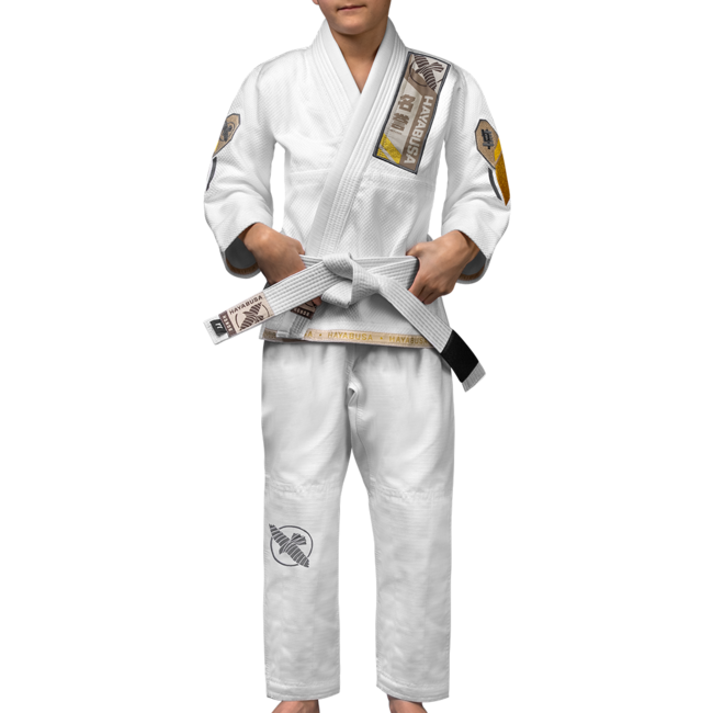 Hayabusa Ascend jeugd BJJ gi - Wit