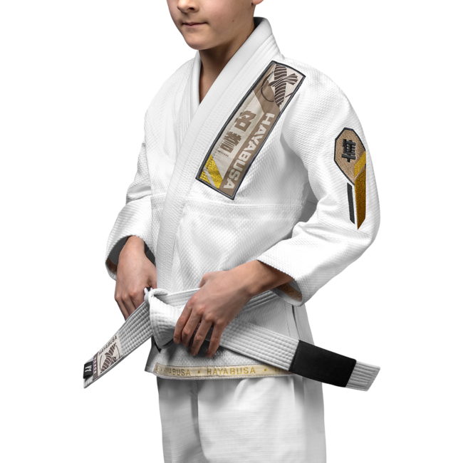 Hayabusa Ascend jeugd BJJ gi - Wit
