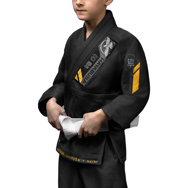 Hayabusa Ascend jeugd BJJ gi - Zwart