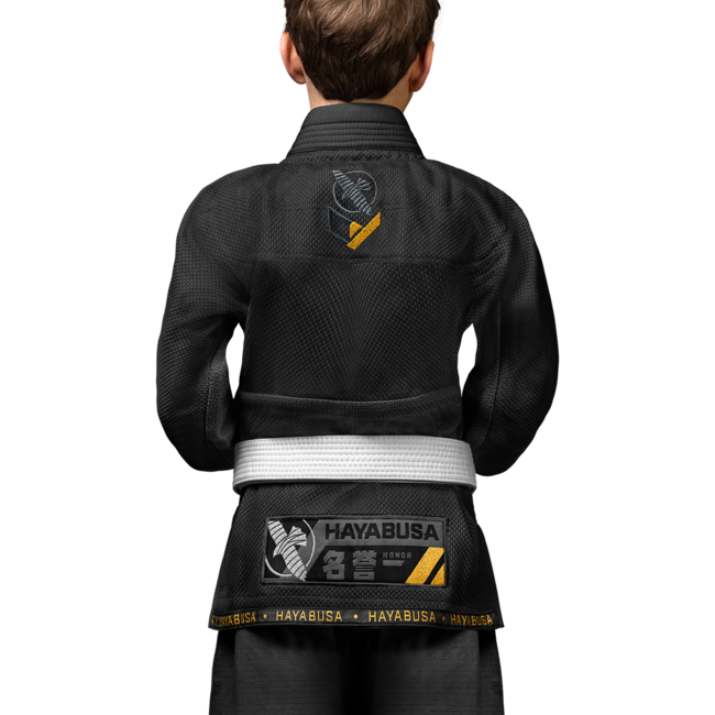 Hayabusa Ascend jeugd BJJ gi - Zwart