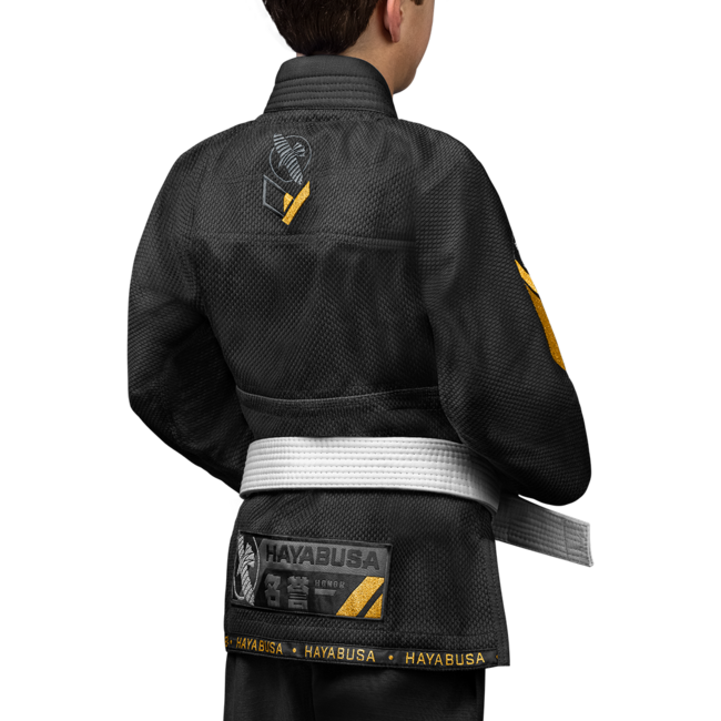 Hayabusa Ascend jeugd BJJ gi - Zwart