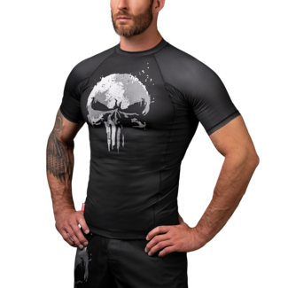 Hayabusa Marvel's The Punisher Short Sleeve Rash Guard - Black