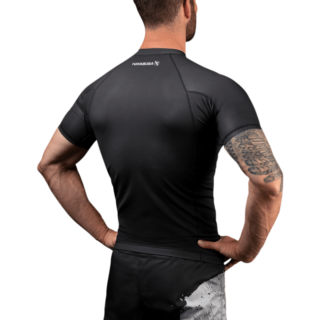 Hayabusa Marvel The Punisher rashguard korte mouw - Zwart