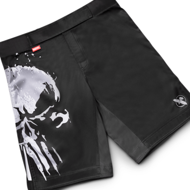 Hayabusa Marvel The Punisher fightshort - Zwart
