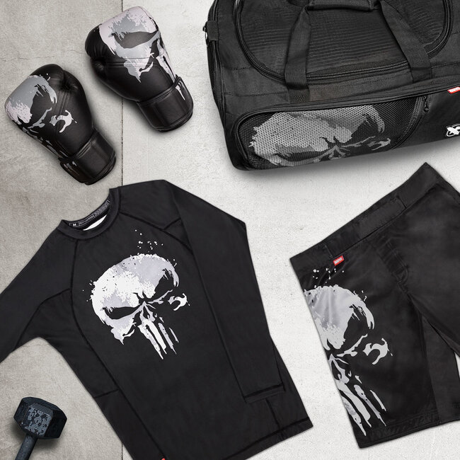 Hayabusa Marvel The Punisher fightshort - Zwart