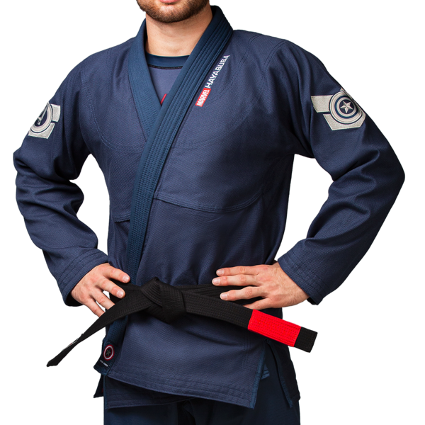 Hayabusa Marvel's Captain America Jiu Jitsu Gi - bleu