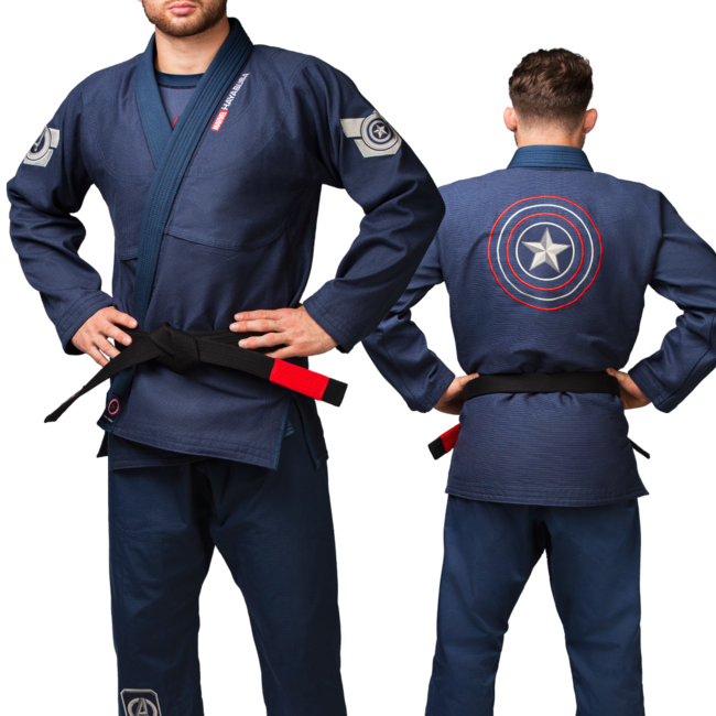 Hayabusa Marvel Captain America BJJ gi - Blauw